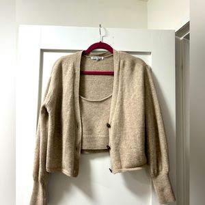 Reformation cashmere sweater set